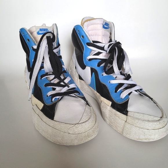 Nike Blazer Mid - Sacai White Black Legend Blue - Picture 3 of 15